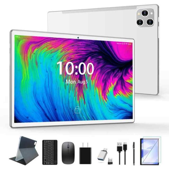 10インチタブレット (シルバー)の通販は