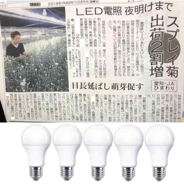 植物育成ライト クールライト 赤(クールライト赤5球キット)の通販は 9,250円