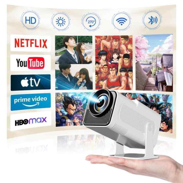 【進級版&Android 11搭載】HIPPUS プロジェクター 天井 小型 家庭用 Android TV 450ANSI 1080P 5G wi-fi 対応 Bluetooth 5.2 プロジェクター 4Kビデオに適応 ホームシアター PC/PS5/Swの通販は 18,749円