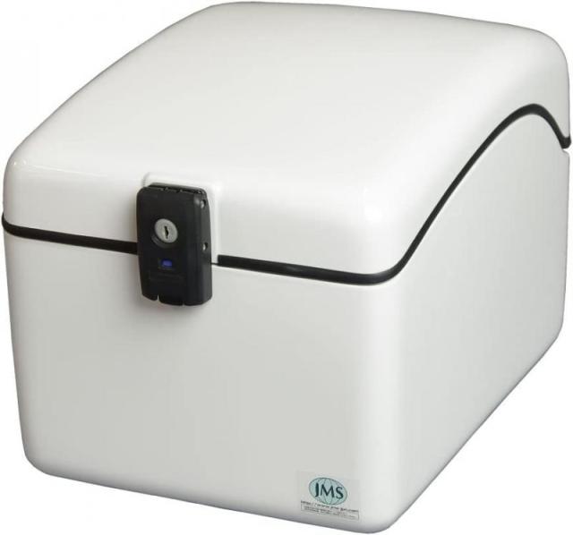 ジェイエムエス(JMS) NEWラゲージSSボックス B-30W 白 マット付(底面ウレタンスポンジ) 汎用 鍵番号共通仕様 B-30W-M