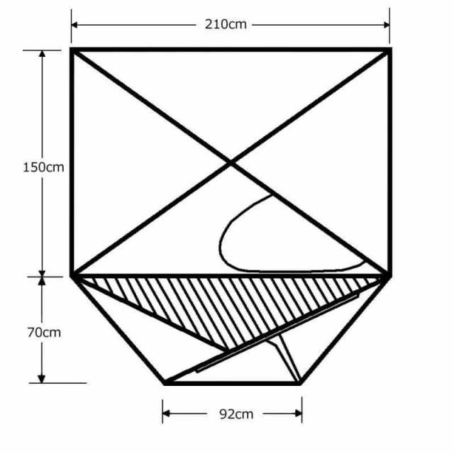 アライテント（ARAI TENT）トレックライズ 2 DX フライ仕様 2〜3人用