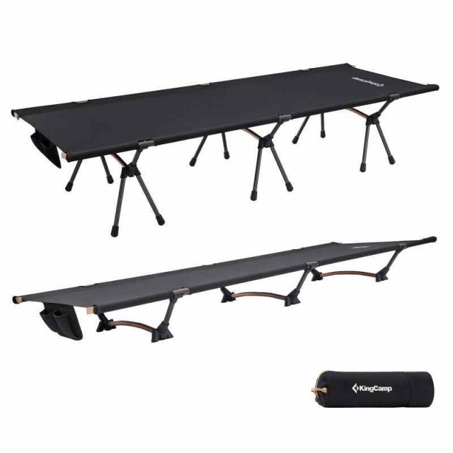 Amazon.co.jp: KingCamp キャンプ コット 2WAY 折りたたみベッド