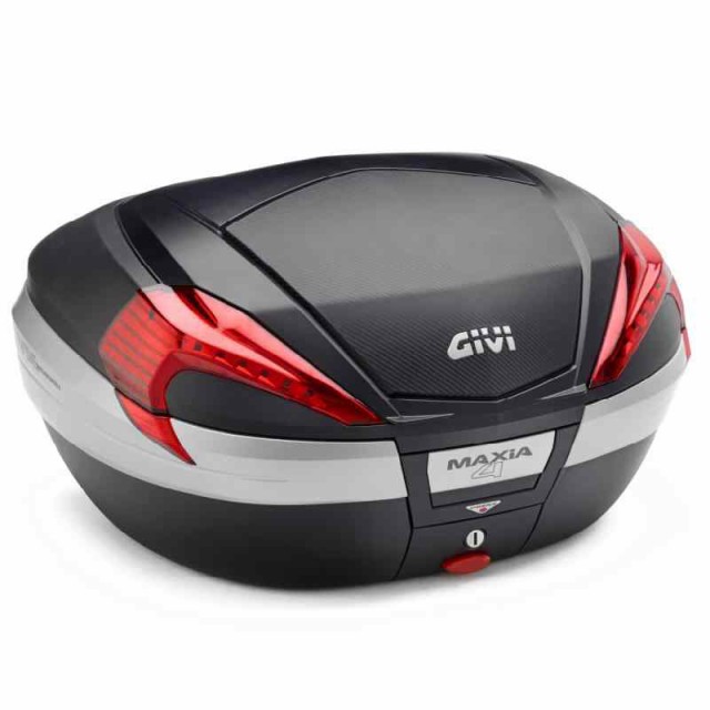 GIVI(ジビ) バイク用 リアボックス モノキー 56L MAXIA4シリーズ V56NN カーボン調パネル レッドレンズ 92356