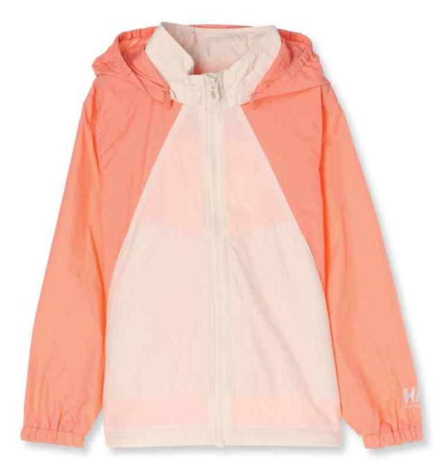 [ヘリーハンセン] ジャケット キッズ ヴォーゲンジャケット ウインドブレーカー はっ水 撥水 ユニセックス HJ12400 アイボリー/シアーオレンジ 120