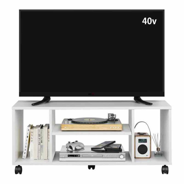 DEVAISE テレビ台 ADSG607 (ホワイト)の通販は 4,649円