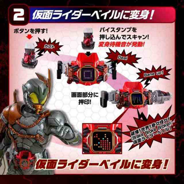 バンダイ(BANDAI) 仮面ライダーリバイス 変身ベルト DXベイルドライバー＆デストリームドライバーユニット