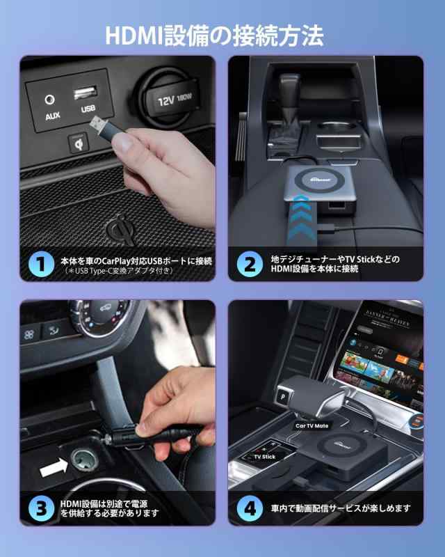 オットキャストCar TV Mate Max Ottocast新型カーテレビメイト