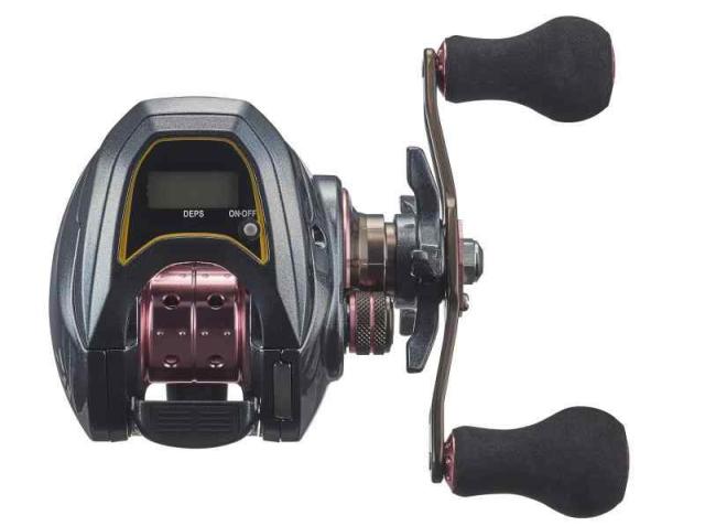 紅牙　Xic カウンター付きベイトリール　ゴメクサスハンドル付き DAIWA（釣り） ダイワ ベイトリール 紅牙 X IC 右ハンドル
