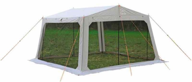 キャプテンスタッグ(CAPTAIN STAG) テント タープ メッシュタープ [4-5人用] 【サイズ310×330×H200cm】 PU加工 キャリーバッグ付き モ