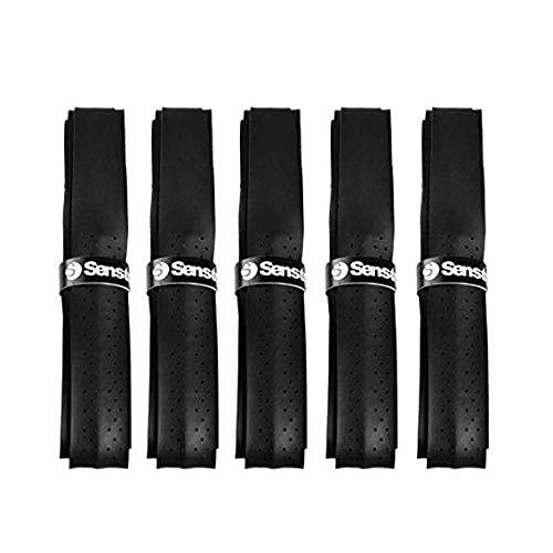 Senston テニスバドミントングリップテープ滑り止め 多孔型 超吸収タイプグリップ 5本入 (？色-5個セット) その他テニス