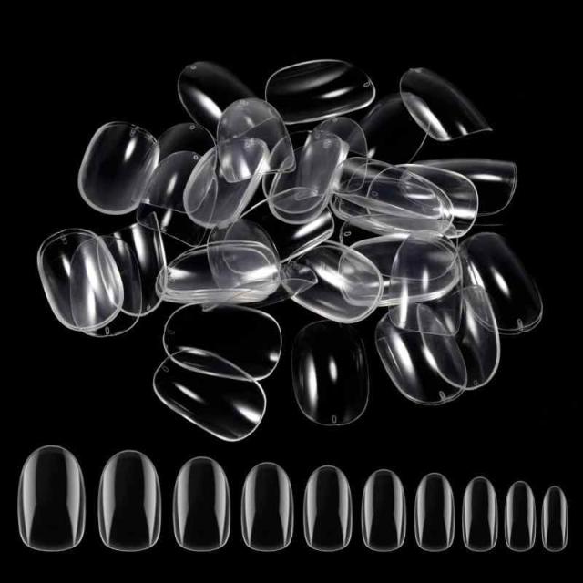 Annhua ネイルチップ 透明 500枚セット (H043-2#/500pcs)