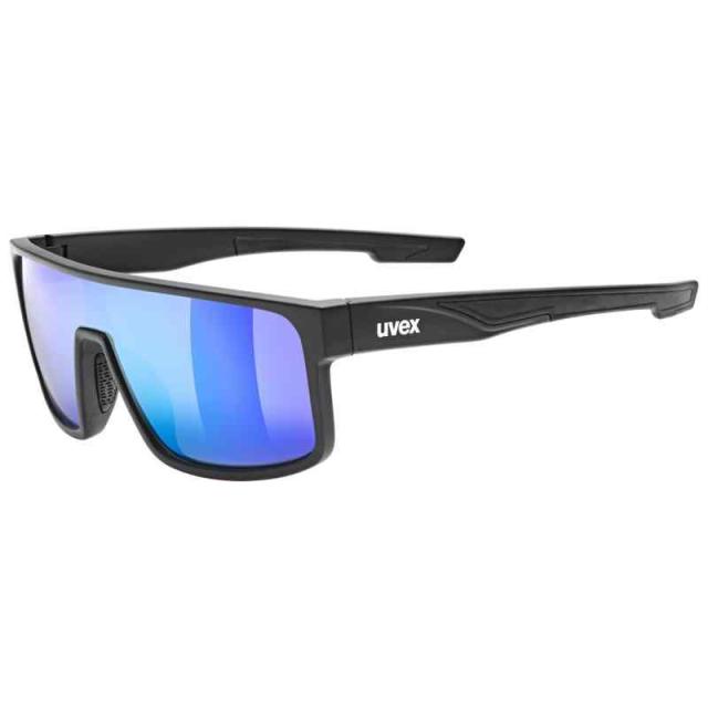 [ウベックス] スポーツサングラス UV400 ミラーレンズ LGL 51 (ブラックマット(グリーン))