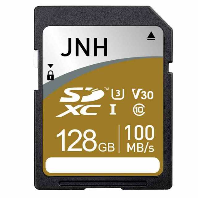 SDカード SDXCカード JNH UHS-I超高速100MB/s Class10 U3 V30 4K Ultra HD 対応 エコパッケージ 国内正規品 (128GB)製品名: SDXC UHS-I