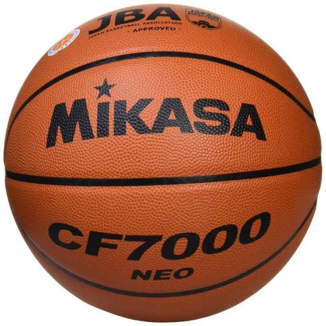 ミカサ(MIKASA) バスケットボール 日本バスケットボール協会検定球 7号 (男子用・一般・社会人・大学・高校・中学) 特殊天然皮革 茶 CF7000-NEO 推奨内圧0.315(kgf/？)