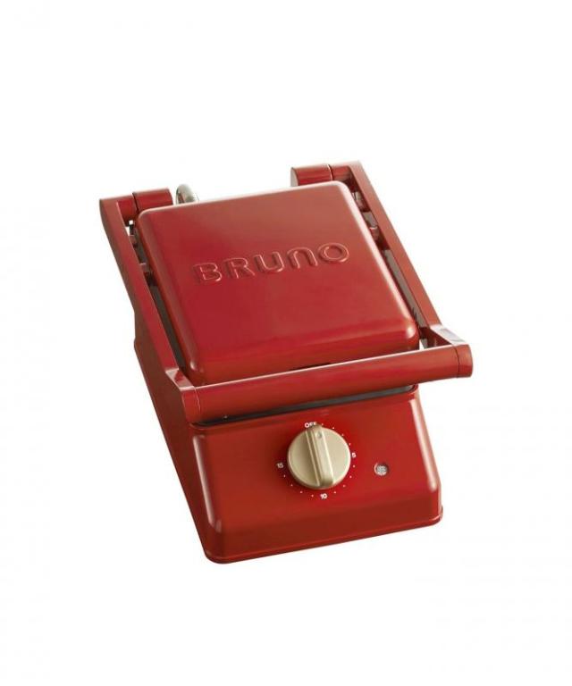 BRUNO ブルーノ グリルサンドメーカー シングル (レッド, サイズなし)の通販は 8,000円