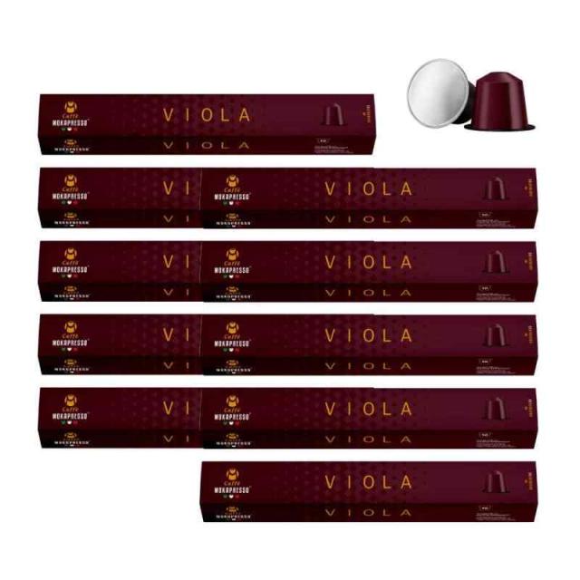 モカプレッソ VIOLA／ヴィオラ ネスプレッソ互換カプセル 10個入×10本セット（100カプセル）の通販は 6,559円