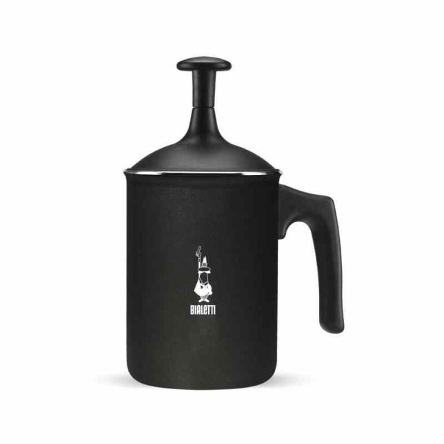 Bialetti (ビアレッティ) ミルクフローサー (直火対応 / 330ml) ミルクフォーマー エスプレッソ ラテ マキアート モダン ブラック