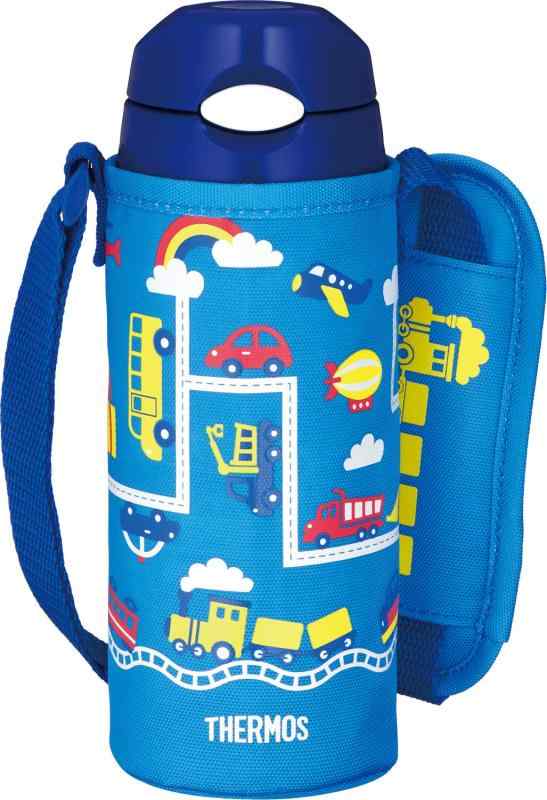 サーモス 水筒 真空断熱ストローボトル FHL-402F (ブルーネイビー)の通販は 5,190円