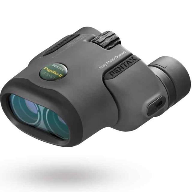 PENTAX 双眼鏡 PAPILIOII6.5×21 最短50cmでピントが合う単眼鏡としても使える2way双眼鏡 美術館 フルマルチコーティング 高級プリズムBak4搭載 (6.5倍) メーカー1年 ペンタックス 62001の通販は 17,842円