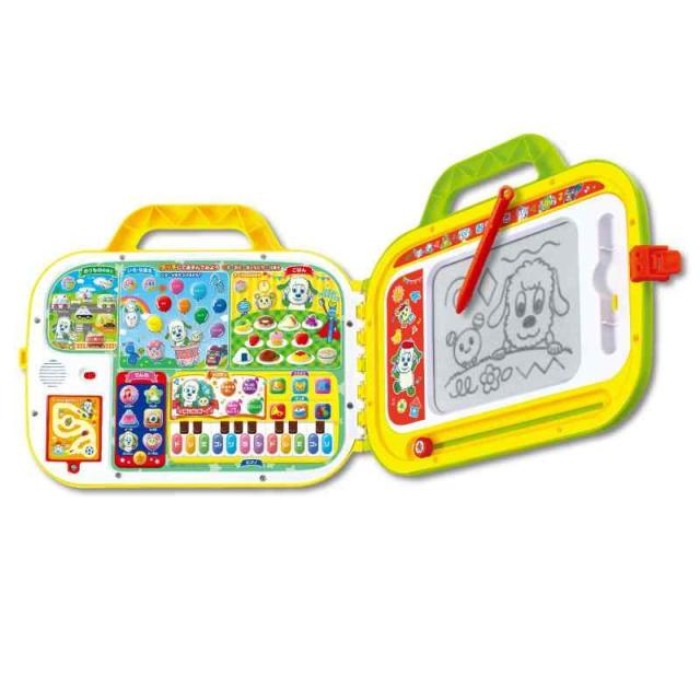 ジョイパレット(JOYPALETTE) ワンワンとうーたん クイズにおえかきミュージック タッチでおしゃべり レッスンバッグ (ピカピカブ~ バージョン) 32x37x6cm プラスチック