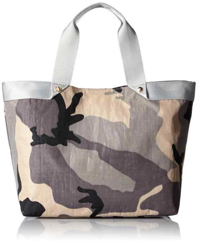 [クーコ] テープハンドル 迷彩柄 無地 トート バッグ A4 通勤 通学 WEB 1613111084 (グレー)の通販は 5,482円