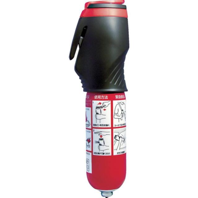 ワイピーシステム(Ypシステム) YPシステム 消棒RESCUE 車両専用二酸化炭素消火具 シートベルトカッター&ガラス破砕先端部付 1105981977 bt0448