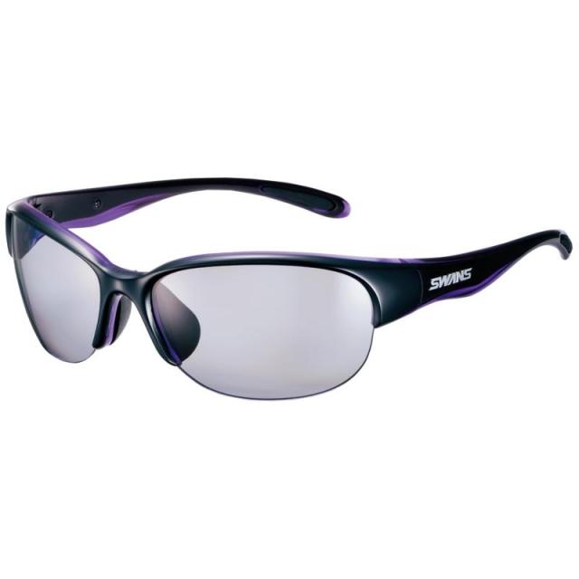 [スワンズ] 日本製 スポーツ サングラス ルナ LUNA 女性向け コンパクトサイズ 偏光 調光 ミラー (ゴルフ ランニング 自転車 テニス ドライブ フィッシング アウトドア) (0053 BK/PR:偏光ライトスモーク, 偏光レンズ)の通販は 11,720円