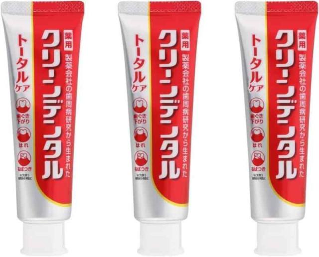 クリーンデンタルL トータルケア 100g ３本パック
