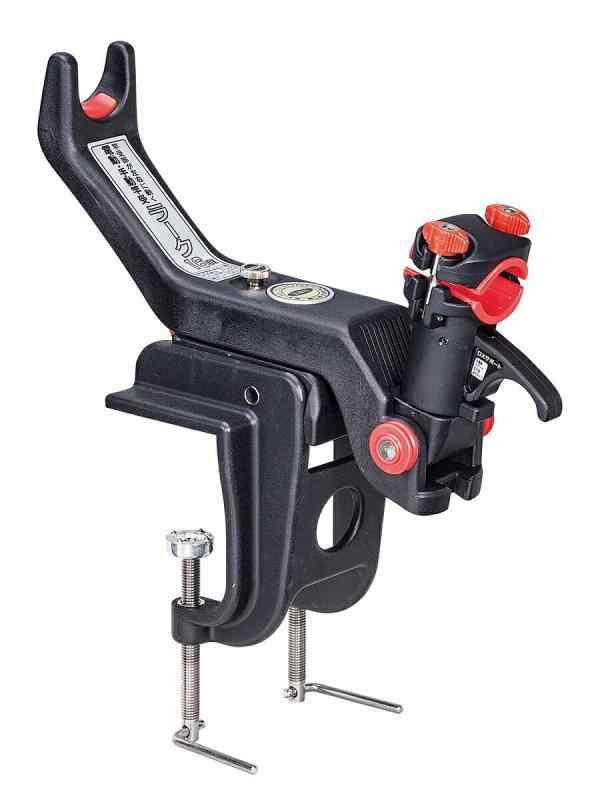 第一精工ロッドホルダー(竿受け) ラーク竿受け16号DX 首振り 01013 釣り ブラック