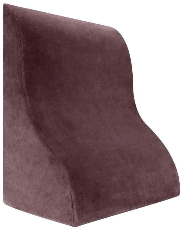 Meiz 三角クッション 背もたれ 枕 健康 体にフィット 読書用クッション プレゼント 三角 腰枕 ごろ寝クッション (ブラウン)