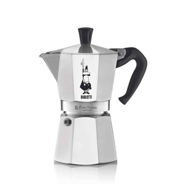 Bialetti (ビアレッティ) モカエキスプレス (6カップ, シルバー)