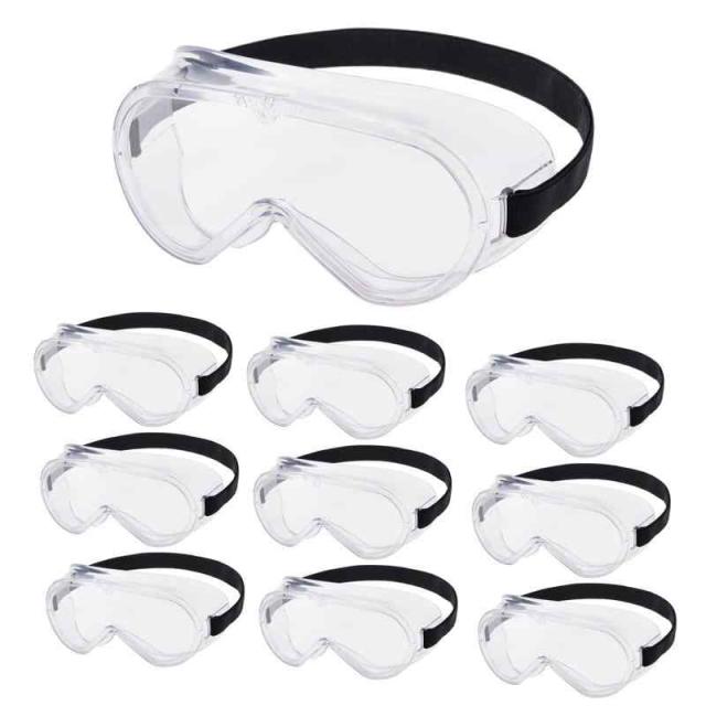 [山本光学] 保護ゴーグル YG-5090HFN 無気孔タイプ【10個セット】 くもり止め 感染 飛沫対策 日本製 JIS規格品 紫外線カット