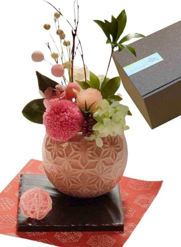 Sweet November 5D 和花専科 Japanese Modern & Classic Style プリザーブド花ギフト (Mサイズ, ももいろ)の通販は