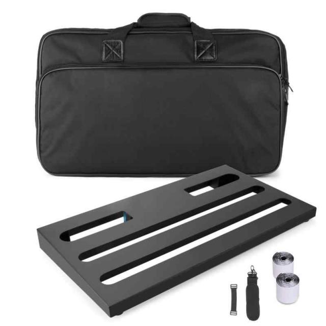 GOKKO ギターエフェクター ボードペダルボード 丈夫で耐用 軽量 収納バッグ付き(L-560x320x60MM)の通販は