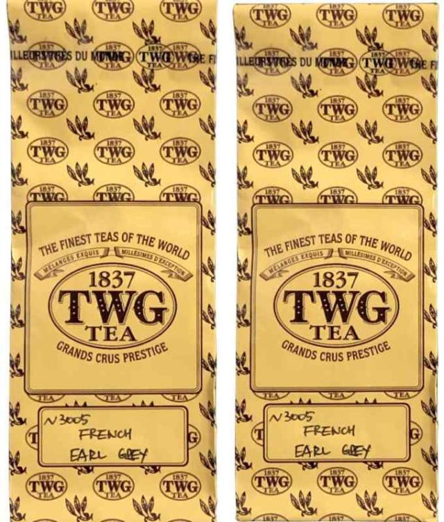 シンガポールの高級紅茶TWG French Earl Grey「 フレンチアールグレイ」50g×2バルクバック [並行輸入品]