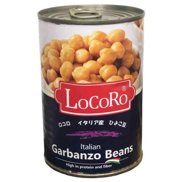 ロコロ豆缶 ひよこ豆 ガルバンゾービーンズ 400g ×24個 サラダ イタリア産