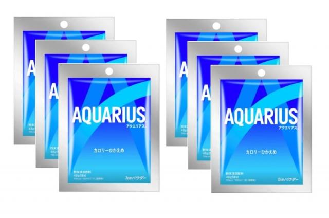 コカ・コーラ アクエリアスパウダー48g ×6袋 粉末 １？用 熱中症対策 スポーツドリンク スポーツ飲料