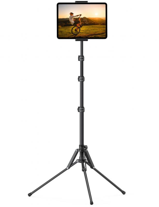 Lomicall タブレット 三脚 スタンド フロアスタンド 固定 ホルダー 角度調整 高さ調整 : 三脚用 縦置きスタンド ソファ タブレット置き 撮影 三脚 コンパクト 軽量 ワンタッチ タブレット対応 4.7~12.9 インチ ミニ エア プロ ipの通販は 5,149円