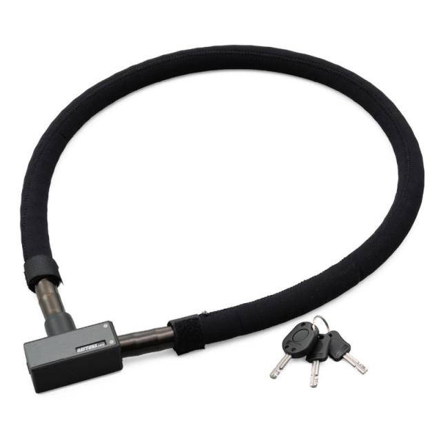 デイトナ(Daytona) バイク用 バイクロック φ20mm ストロンガースチールリンクロック 1200mm キーロックタイプ ブラック 97661