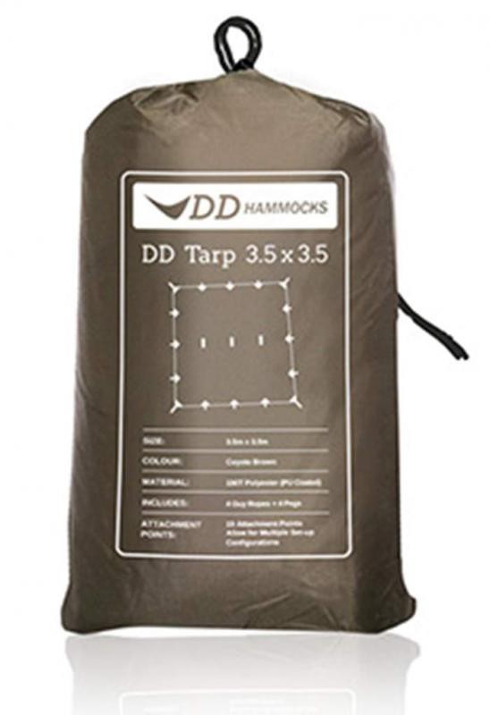 DD Hammocks DD Tarp タープ 3.5 x 3.5 広々としたハンモックシェルター XLハンモックにも対応 軽量な防水タープ 耐水性 3000mm [並行輸