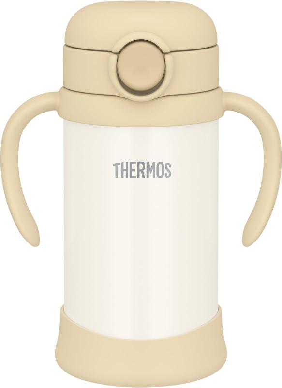 サーモス まほうびんのベビーストローマグ 飲み口とパッキンが一体 350ml サンドベージュ 保冷専用 FJT-350 SDBEの通販は 4,871円