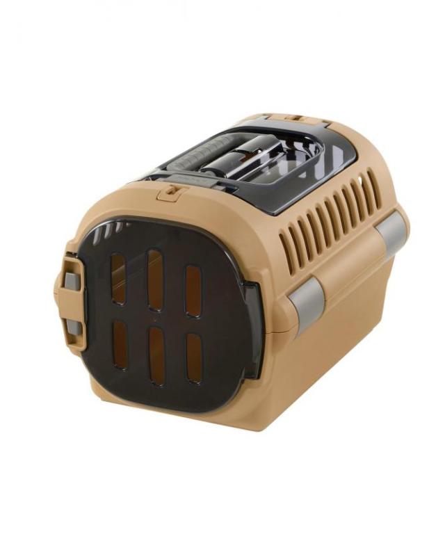 リッチェル ペット用キャリー キャンピングキャリーファインダブルドア (ブラウン)の通販は