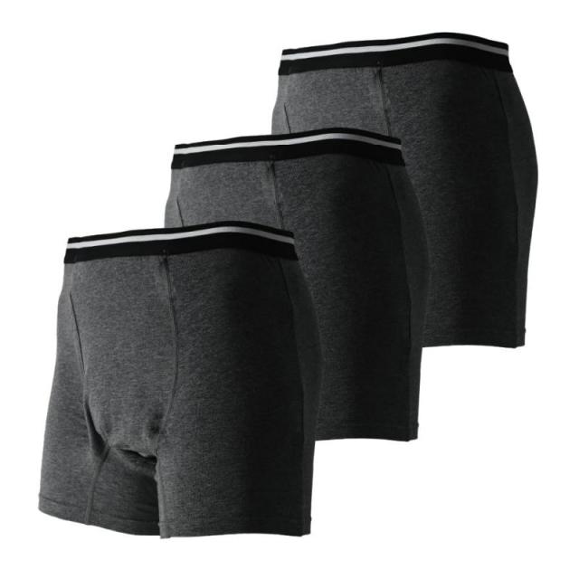 NOMORE ノモレ 失禁パンツ 男性用 尿漏れパンツ グレー 3枚セット LL emmarket_1222-000506