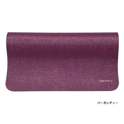 ヨガワークス(Yogaworks) ヨガマット6mm 401234002 (バーガンディー) その他ヨガ・ピラティス