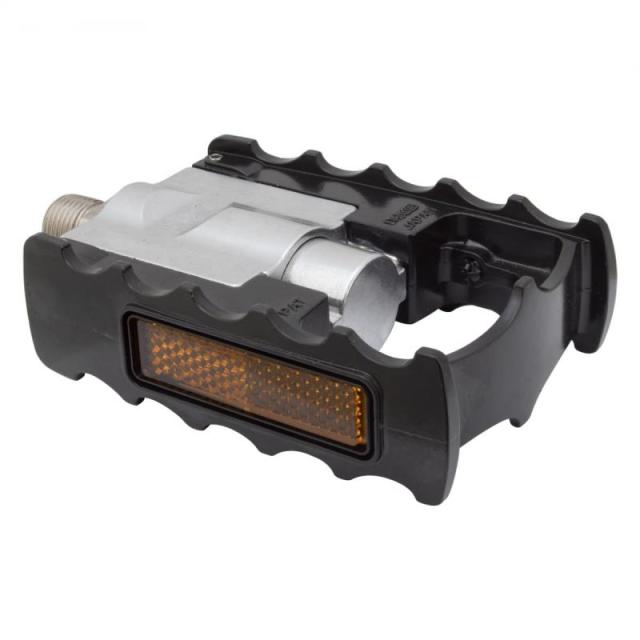 ミカシマ(MKS) 自転車 ペダル FD-7 (エフディー7) 折りたたみアルミペダル ブラックの通販は 4,824円