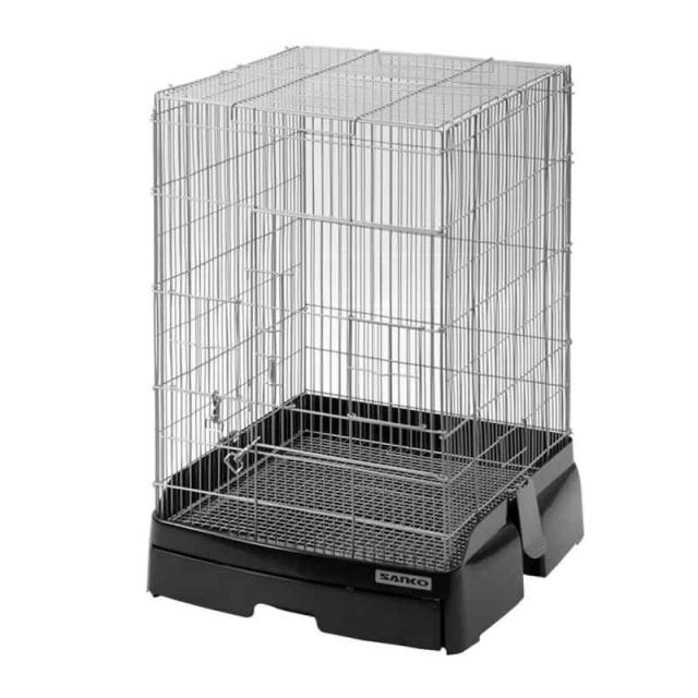 三晃商会 SANKO 小動物 組み立て C62 イージーホーム エボ 80WH白 三晃商会 C62 イージーホーム エボ EVO 80 白 小動物用サークル
