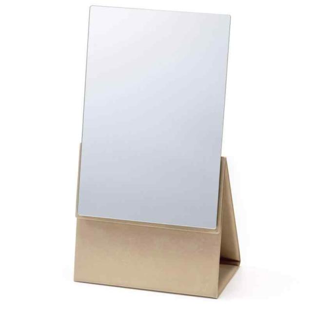 ナピュア 2 Way フォールディングミラー 折立ミラー (ベージュ)の通販は 5,350円