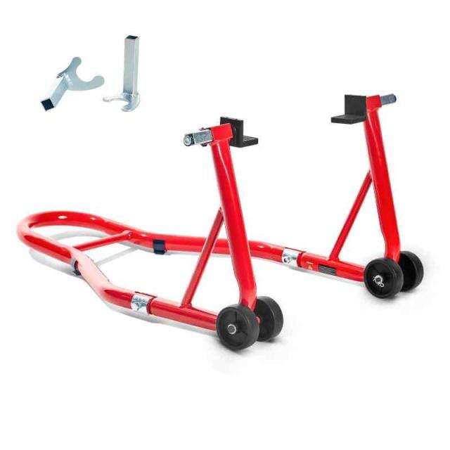 Donext バイクスタンド (レッド, L型 U型)