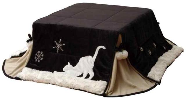 イケヒコ こたつ 掛け ふとん カバー あったか シリーズ (ブラック)