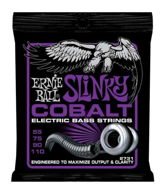 【正規品】 ERNIE BALL 2731 ベース弦 (55-110) COBALT POWER SLINKY BASS コバルト・パワー・スリンキー・ベースの通販は